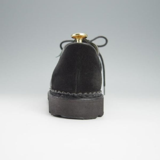 極美品★パラブーツ SIZE 39.5【定価￥71,500-★クレイジーパターンのMICHAEL/ミカエル】チロリアンシューズ/黒/Paraboot★h400