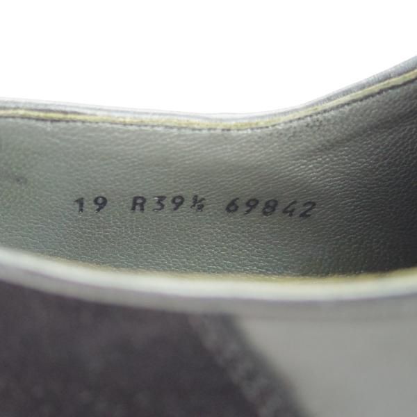 極美品★パラブーツ SIZE 39.5【定価￥71,500-★クレイジーパターンのMICHAEL/ミカエル】チロリアンシューズ/黒/Paraboot★h400