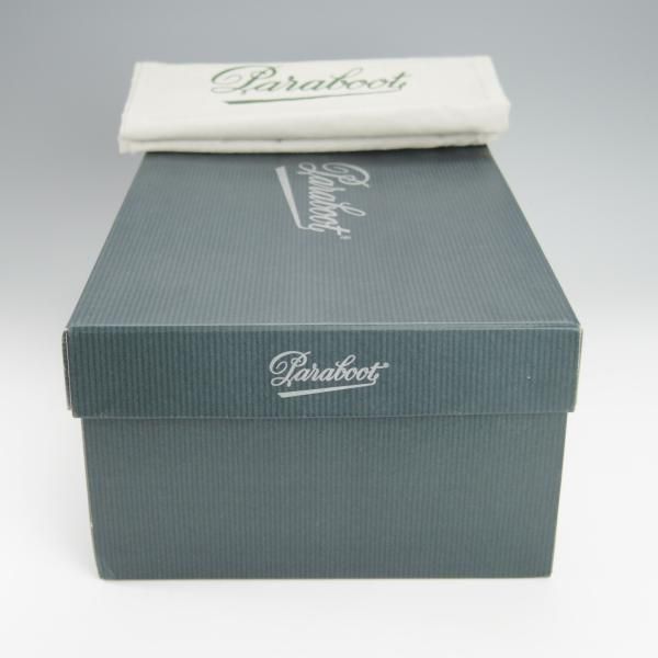 極美品★パラブーツ SIZE 39.5【定価￥71,500-★クレイジーパターンのMICHAEL/ミカエル】チロリアンシューズ/黒/Paraboot★h400