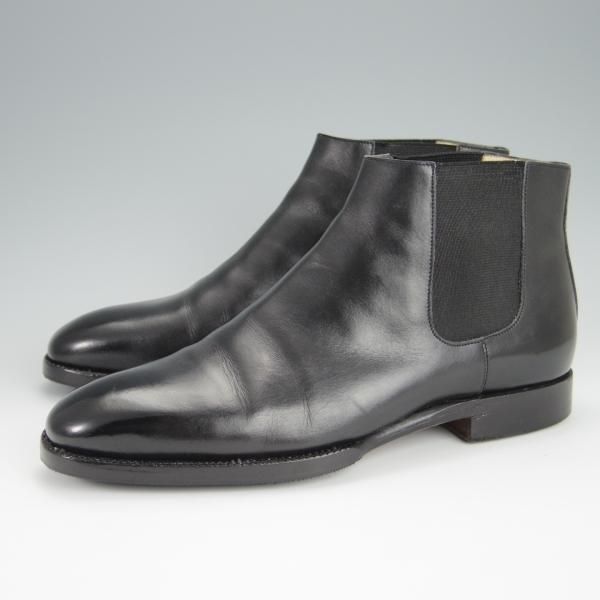 極上★ボノーラ(レディース) SIZE 36.5【貴重★ハンドソーンウェルテッド製法/旧ボノーラ】サイドゴアブーツ/黒/カーフ/BONORA★h401
