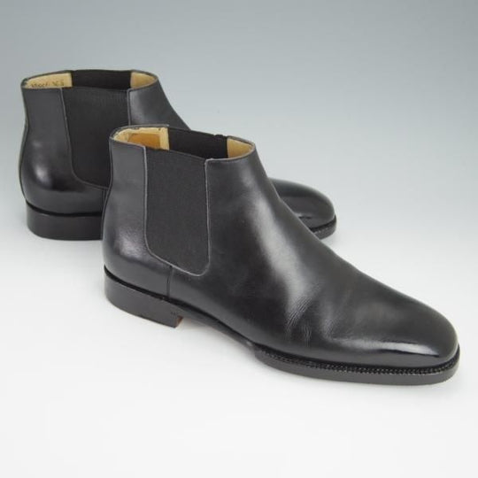極上★ボノーラ(レディース) SIZE 36.5【貴重★ハンドソーンウェルテッド製法/旧ボノーラ】サイドゴアブーツ/黒/カーフ/BONORA★h401