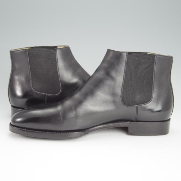 極上★ボノーラ(レディース) SIZE 36.5【貴重★ハンドソーンウェルテッド製法/旧ボノーラ】サイドゴアブーツ/黒/カーフ/BONORA★h401