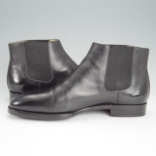 極上★ボノーラ(レディース) SIZE 36.5【貴重★ハンドソーンウェルテッド製法/旧ボノーラ】サイドゴアブーツ/黒/カーフ/BONORA★h401