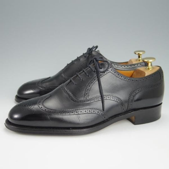 極上★(英)グレンソン 6.5FX【貴重★footmaster/フットマスター】フルブローグ/カーフ/黒/メンズ/GRENSON★h403