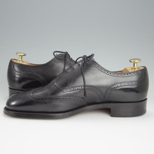 極上★(英)グレンソン 6.5FX【貴重★footmaster/フットマスター】フルブローグ/カーフ/黒/メンズ/GRENSON★h403