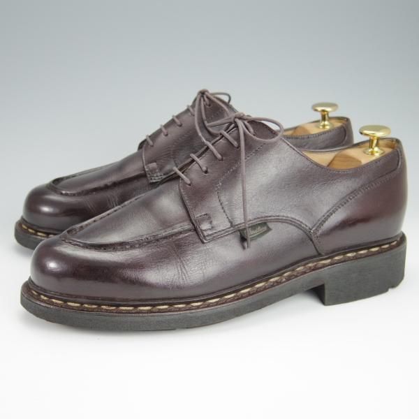 極上★パラブーツ SIZE 7【定価￥71,500-★シャンボード/CHAMBORD】カフェ/CAFE/リスレザー/TEXソール/Uチップ/濃茶/Paraboot★h406