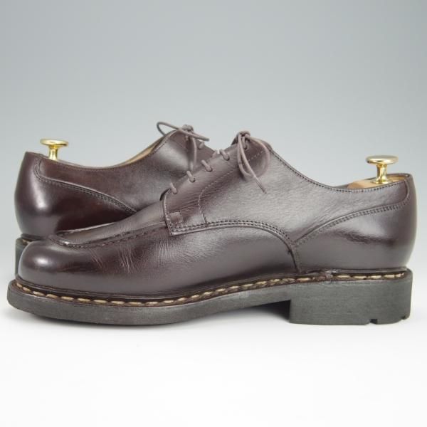 極上★パラブーツ SIZE 7【定価￥71,500-★シャンボード/CHAMBORD】カフェ/CAFE/リスレザー/TEXソール/Uチップ/濃茶/Paraboot★h406