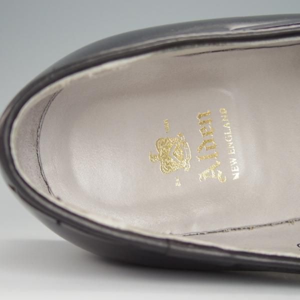 極美品★オールデン 9.5D【定価￥136,400-★コードバン仕様/タッセルローファー】664/アバディーンラスト/黒/メンズ/ALDEN★h407