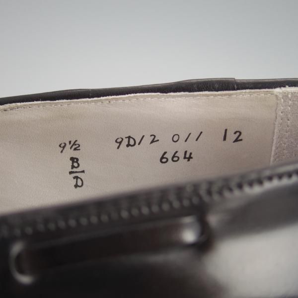 極美品★オールデン 9.5D【定価￥136,400-★コードバン仕様/タッセルローファー】664/アバディーンラスト/黒/メンズ/ALDEN★h407