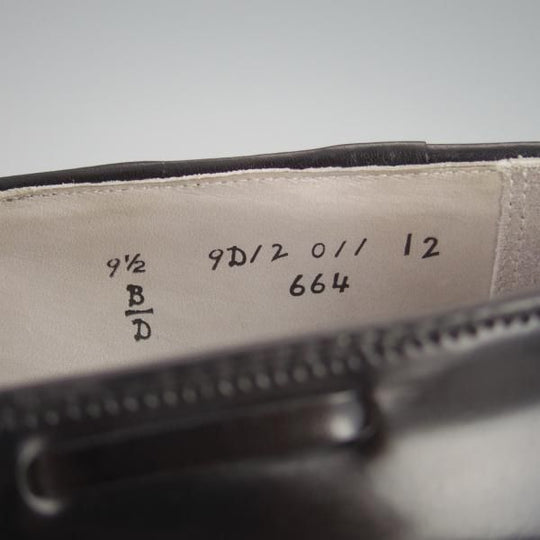 極美品★オールデン 9.5D【定価￥136,400-★コードバン仕様/タッセルローファー】664/アバディーンラスト/黒/メンズ/ALDEN★h407