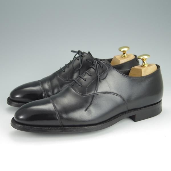 美品★クロケット&ジョーンズ 5E【定価￥101,200-★オードリー/AUDLEY】ハンドグレードライン/337ラスト/カーフ/黒/Crockett&Jones★h408