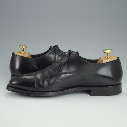 美品★クロケット&ジョーンズ 5E【定価￥101,200-★オードリー/AUDLEY】ハンドグレードライン/337ラスト/カーフ/黒/Crockett&Jones★h408