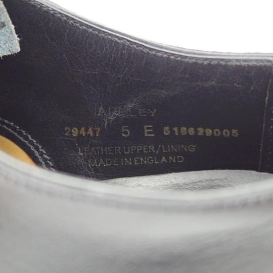 美品★クロケット&ジョーンズ 5E【定価￥101,200-★オードリー/AUDLEY】ハンドグレードライン/337ラスト/カーフ/黒/Crockett&Jones★h408