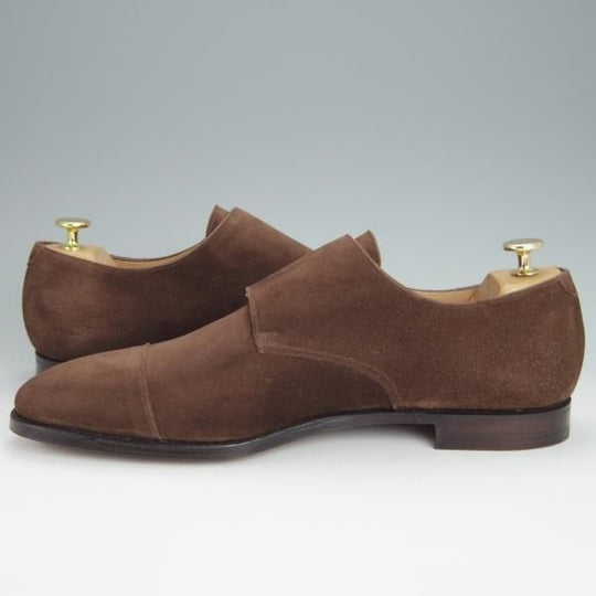 未使用★クロケット&ジョーンズ UK10/US10.5D【貴重★ブルックスブラザーズ別注/Peal&co】341ラスト/濃茶/Crockett&Jones★h409