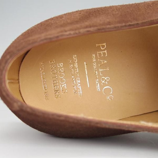 未使用★クロケット&ジョーンズ UK10/US10.5D【貴重★ブルックスブラザーズ別注/Peal&co】341ラスト/濃茶/Crockett&Jones★h409