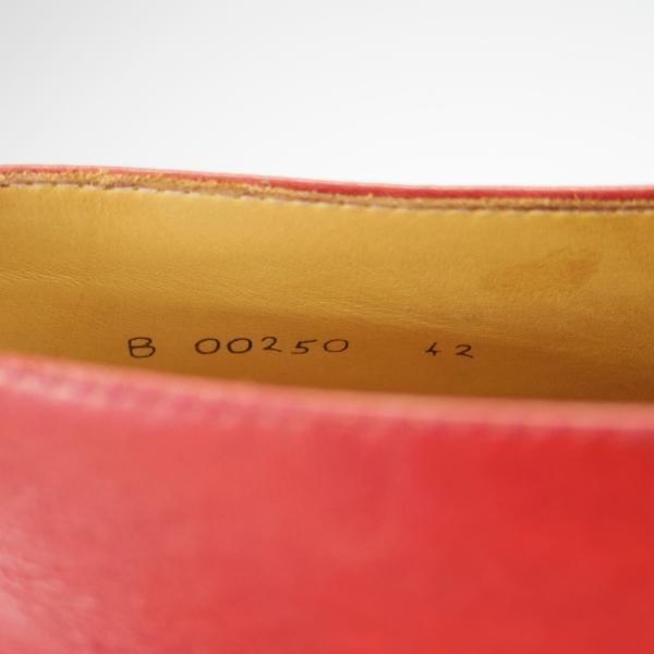 未使用★ストール・マンテラッシ SIZE 42【定価10万円以上★モンクストラップ/赤茶】カーフ/メンズ/SUTOR MANTELLASSI★h410