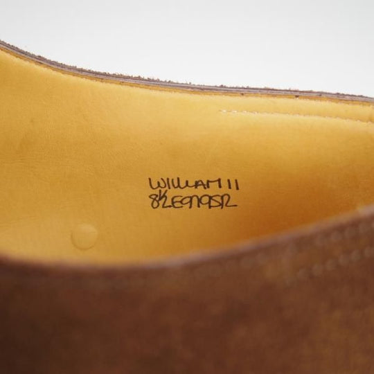 極上★ジョンロブ 8.5E【貴重★WILLIAM 2/ウィリアム 2】9795Rラスト/ダブルモンク/スエード/濃茶/メンズ/JOHN LOBB★h414