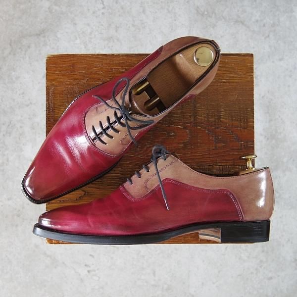 フランチェスコベニーニョ コンビカラー パティーヌ製法 ストレートチップシューズ FrancescoBenigno_JP (@francescobenigno_jp) • Instagram