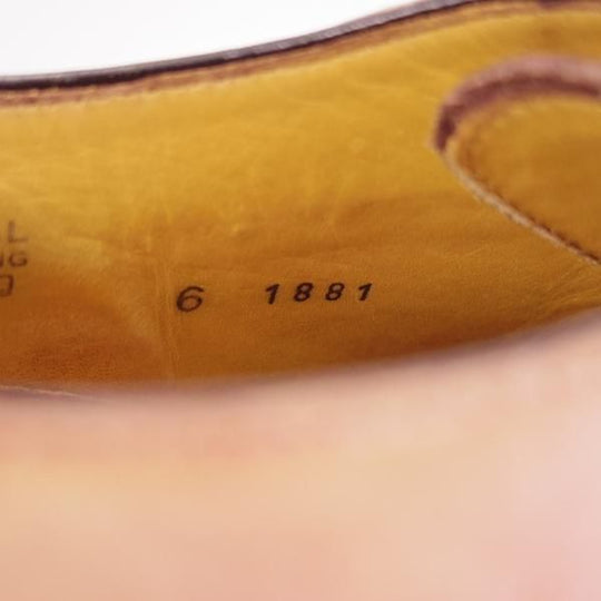 極上★(伊)フランチェスコ・ベニーニョ SIZE 6【コンビ仕様★オックスフォードシューズ】赤茶×薄茶/カーフ/Francesco Benigno★h415