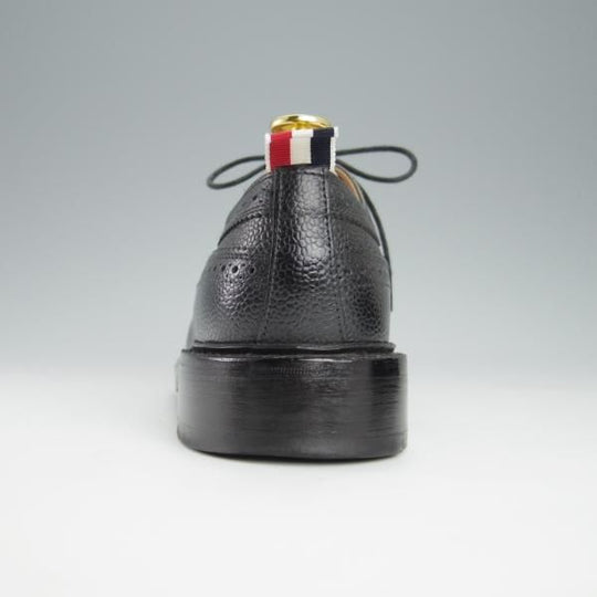 極上★(米)トムブラウン UK6/US7【現行定価￥135,300-★英国製/ロングウイング】グレインレザー/黒/メンズ/THOM BROWNE★h419