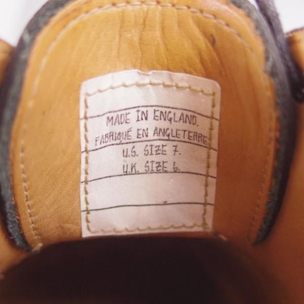 極上★(米)トムブラウン UK6/US7【現行定価￥135,300-★英国製/ロングウイング】グレインレザー/黒/メンズ/THOM BROWNE★h419