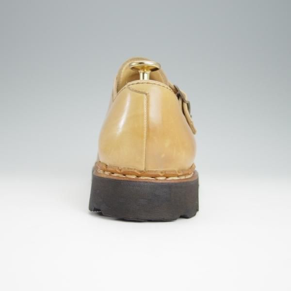 極上★パラブーツ SIZE 5.5【定価￥74,800-★ウィリアム/WILLIAM】ダブルモンク/カーフ/薄茶/メンズ/Paraboot★h420