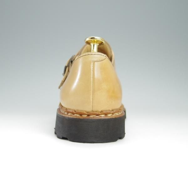 極上★パラブーツ SIZE 5.5【定価￥74,800-★ウィリアム/WILLIAM】ダブルモンク/カーフ/薄茶/メンズ/Paraboot★h420