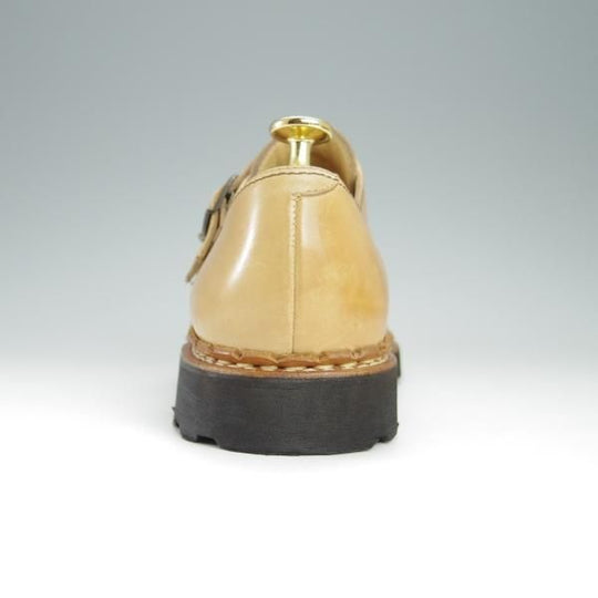 極上★パラブーツ SIZE 5.5【定価￥74,800-★ウィリアム/WILLIAM】ダブルモンク/カーフ/薄茶/メンズ/Paraboot★h420