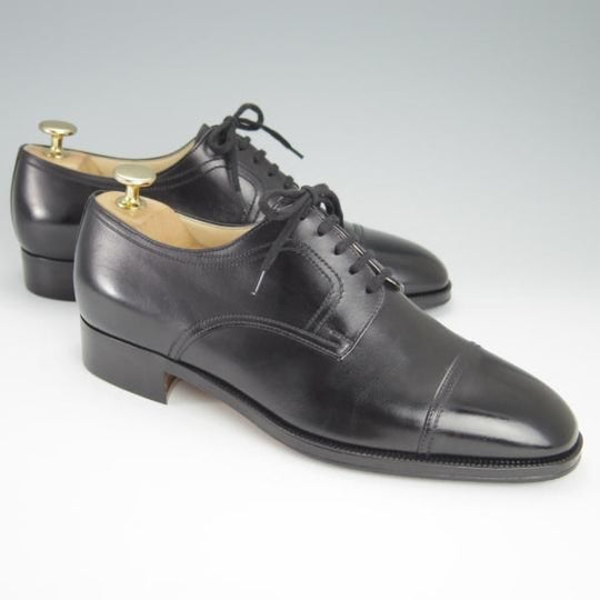 未使用★(伊)タニノクリスチー SIZE 5.5【デッドストック品★ストレートチップ/106472】カーフ/黒/メンズ/TANINO CRISCI★h421