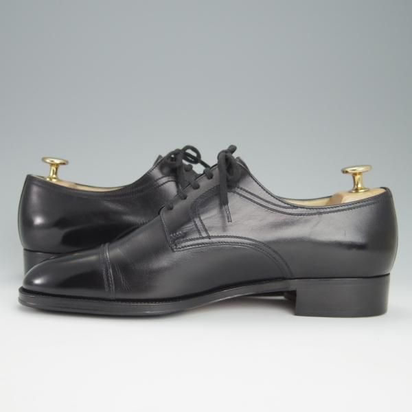 未使用★(伊)タニノクリスチー SIZE 5.5【デッドストック品★ストレートチップ/106472】カーフ/黒/メンズ/TANINO CRISCI★h421