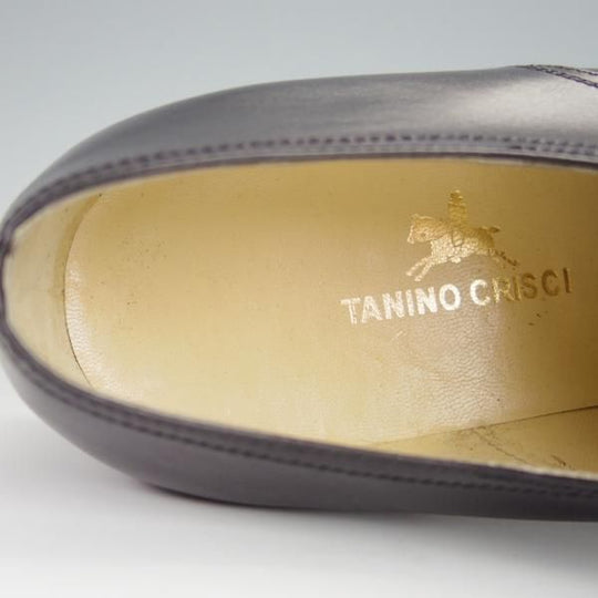 未使用★(伊)タニノクリスチー SIZE 5.5【デッドストック品★ストレートチップ/106472】カーフ/黒/メンズ/TANINO CRISCI★h421