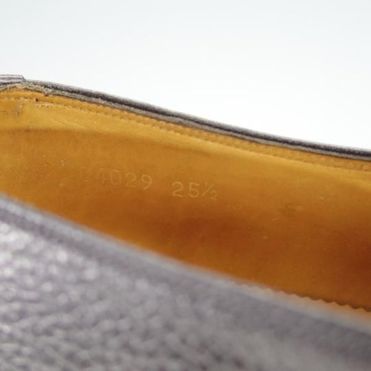 極美品★(スペイン製)YANKO/ヤンコ SIZE 25.5【グッドイヤーウェルテッド製法★ダブルモンク/104029】シボ革/黒/メンズ★h422