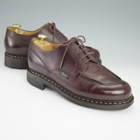 美品★パラブーツ SIZE 5.5【定価￥71,500-★シャンボード/CHAMBORD】カフェ/CAFE/リスレザー/TEXソール/Uチップ/濃茶/Paraboot★h424