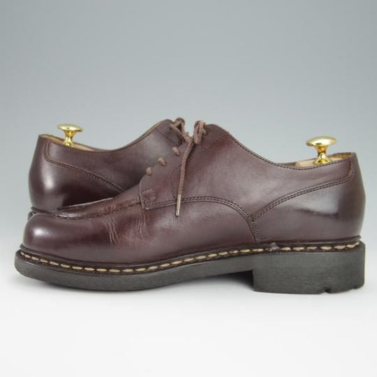 美品★パラブーツ SIZE 5.5【定価￥71,500-★シャンボード/CHAMBORD】カフェ/CAFE/リスレザー/TEXソール/Uチップ/濃茶/Paraboot★h424