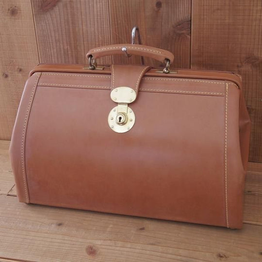 極美品★(英)パップワース/PAPWORTH【現行定価26万円程度★ブライドルレザー/1泊用ダレスバッグ(ボストン型)】バッグ/茶/メンズ/鞄★N5756