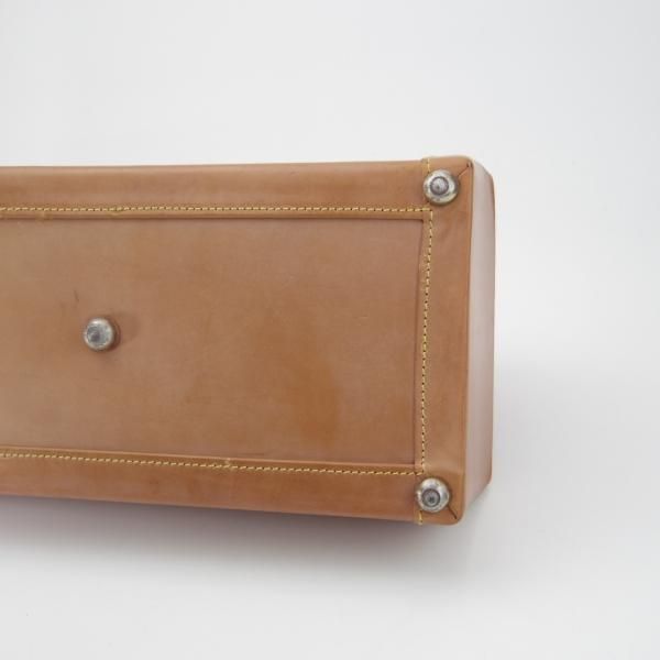極美品★(英)パップワース/PAPWORTH【現行定価26万円程度★ブライドルレザー/1泊用ダレスバッグ(ボストン型)】バッグ/茶/メンズ/鞄★N5756