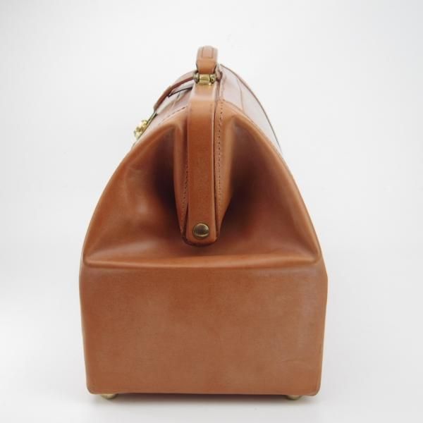 極上★(英)パップワース/PAPWORTH【現行定価26万円程度★ブライドルレザー/(英)HARRODS別注】ダレスバッグ/茶/メンズ/鞄/ハロッズ★N5759