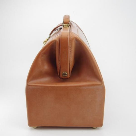 極上★(英)パップワース/PAPWORTH【現行定価26万円程度★ブライドルレザー/(英)HARRODS別注】ダレスバッグ/茶/メンズ/鞄/ハロッズ★N5759