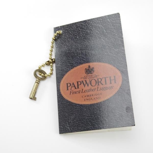 極上★(英)パップワース/PAPWORTH【現行定価26万円程度★ブライドルレザー/(英)HARRODS別注】ダレスバッグ/茶/メンズ/鞄/ハロッズ★N5759