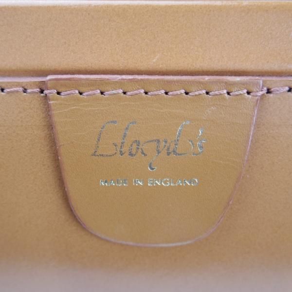 極上★(英)Lloyd's/ロイズラゲッジ【貴重★ロイドフットウェア取扱/ダレスバッグ】ブリーフケース/メンズ/ビジネス/バッグ/茶/革/鞄★N5760