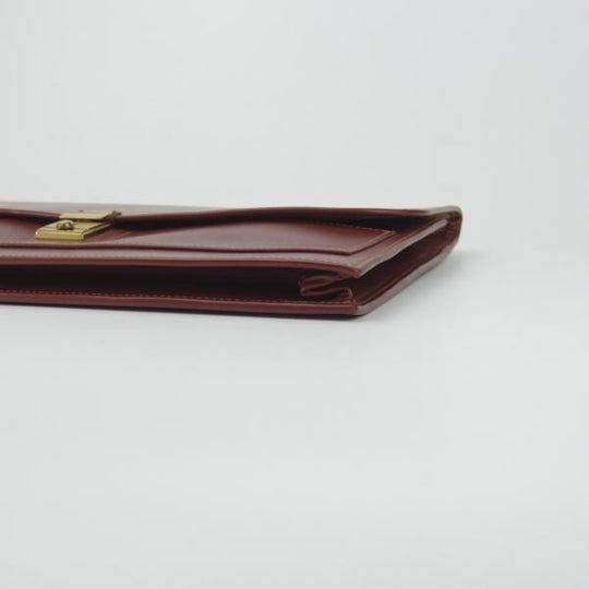 ★(英)パップワース/PAPWORTH【★ドキュメントケース/クラッチバッグ/丸善別注】レザー/メンズ&レディース/ビジネス/バッグ/茶/革/鞄★N5761
