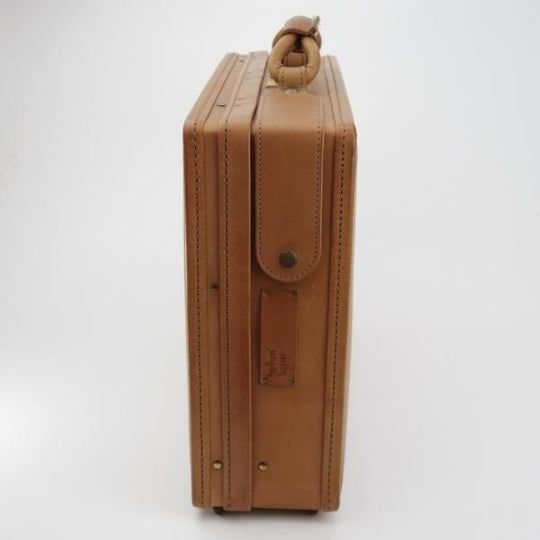 極上★(米)ハートマン/hartmann luggage【定価20万円以上★アタッシュケース】ベルティングレザー/メンズ/ビジネス/バッグ/薄茶/鞄★N5762