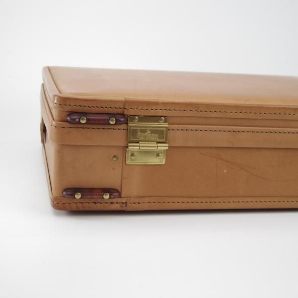極上★(米)ハートマン/hartmann luggage【定価20万円以上★アタッシュケース】ベルティングレザー/メンズ/ビジネス/バッグ/薄茶/鞄★N5762