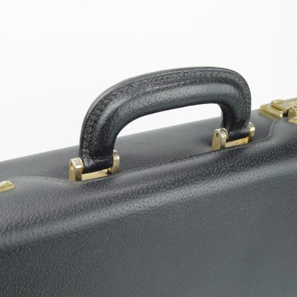 極上★(伊)グッチ/GUCCI【イタリア製★ソフトアタッシュ型ブリーフケース/シボ革】黒/レザー/ビジネス/バッグ/メンズ/革/鞄★N5763