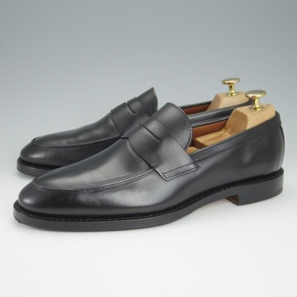 未使用★アレンエドモンズ 8D【貴重★ブルックスブラザーズ別注/BROOKS BROTHERS】コインローファー/カーフ/黒/ALLEN EDMONDS★h431