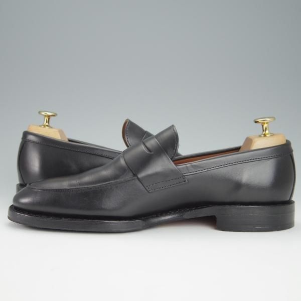 未使用★アレンエドモンズ 8D【貴重★ブルックスブラザーズ別注/BROOKS BROTHERS】コインローファー/カーフ/黒/ALLEN EDMONDS★h431