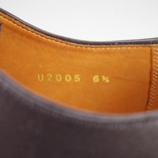 新品★ユニオンインペリアル SIZE 6.5【定価￥41,800-★撥水なめし革/U2005】ストレートチップ/カーフ/黒/メンズ/Union Imperial★h432