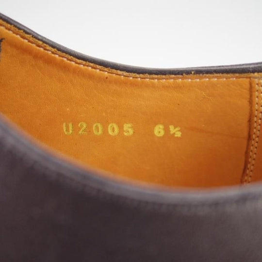 新品★ユニオンインペリアル SIZE 6.5【定価￥41,800-★撥水なめし革/U2005】ストレートチップ/カーフ/黒/メンズ/Union Imperial★h432