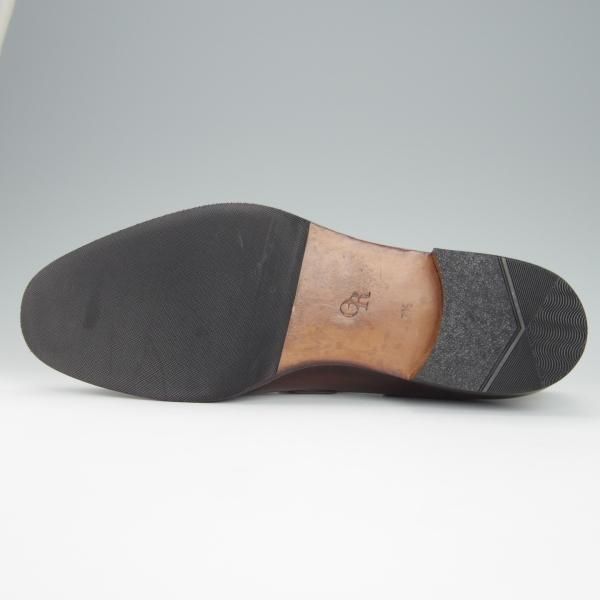 極上★Oriental/オリエンタル SIZE 7.5【定価￥52,800-★PHILIP/フィリップ/タッセルローファー】3501/ボックスカーフ/茶/メンズ★h433