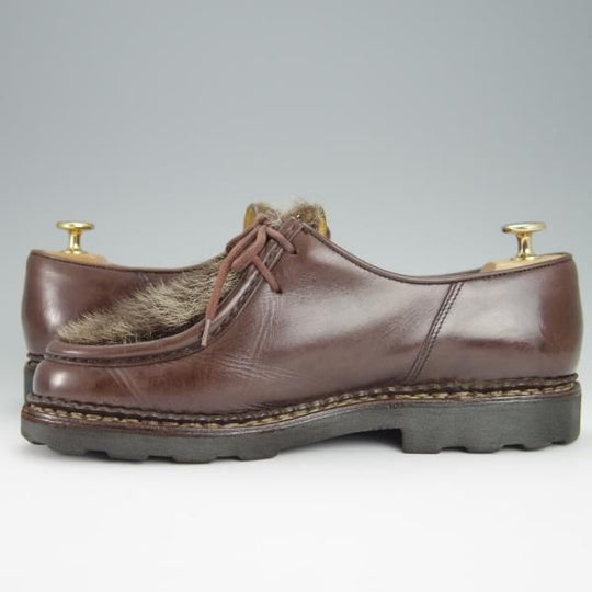 極上★パラブーツ SIZE 40.5【貴重★フォック仕様(アザラシの毛皮)/ミカエル/MICHAEL】チロリアンシューズ/Paraboot★h434